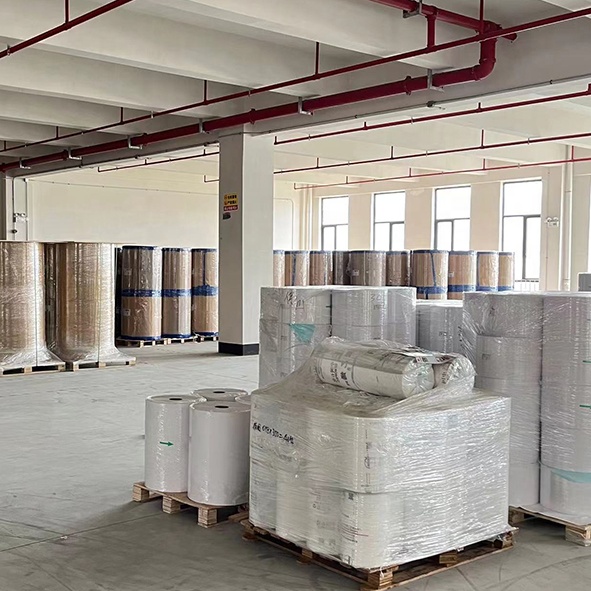 Rouleau de papier géant thermique brut de taille personnalisée