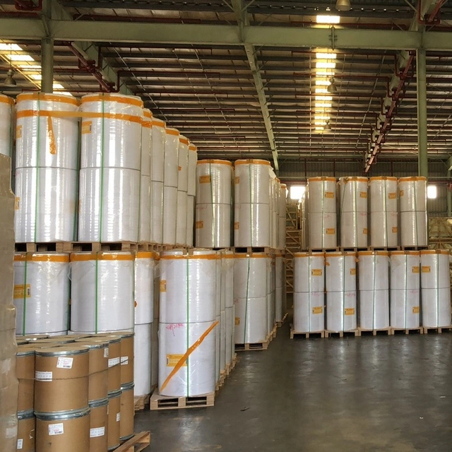 Rouleau de papier géant thermique brut de taille personnalisée