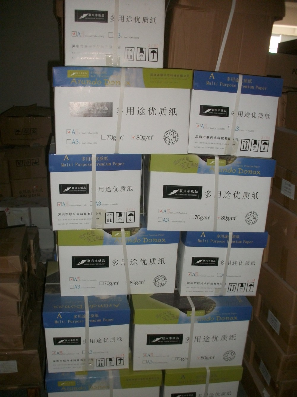 Papier d'écriture de papier de copie d'impression par ordinateur de format A4 de qualité supérieure