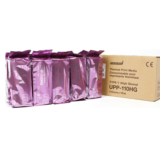 Petit pain thermique brillant de papier de l'ultrason 110HG